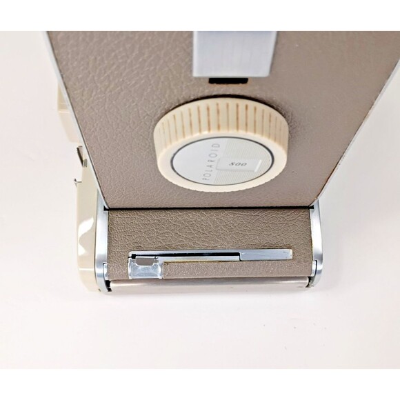 Polaroid Land Camera 800 Diffuser Light Manual Bulb 1957 Vintage NOT TESTED - Picture 9 of 16